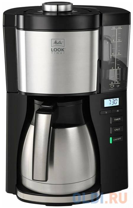 

Кофеварка Melitta Look V Therm Timer 1000 Вт черный 22257