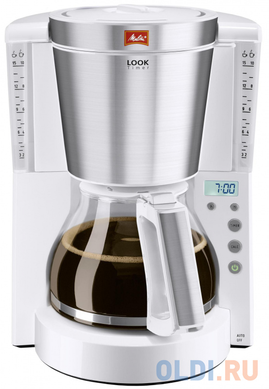 

Кофеварка Melitta Look IV Therm Timer 1000 Вт белый 21263