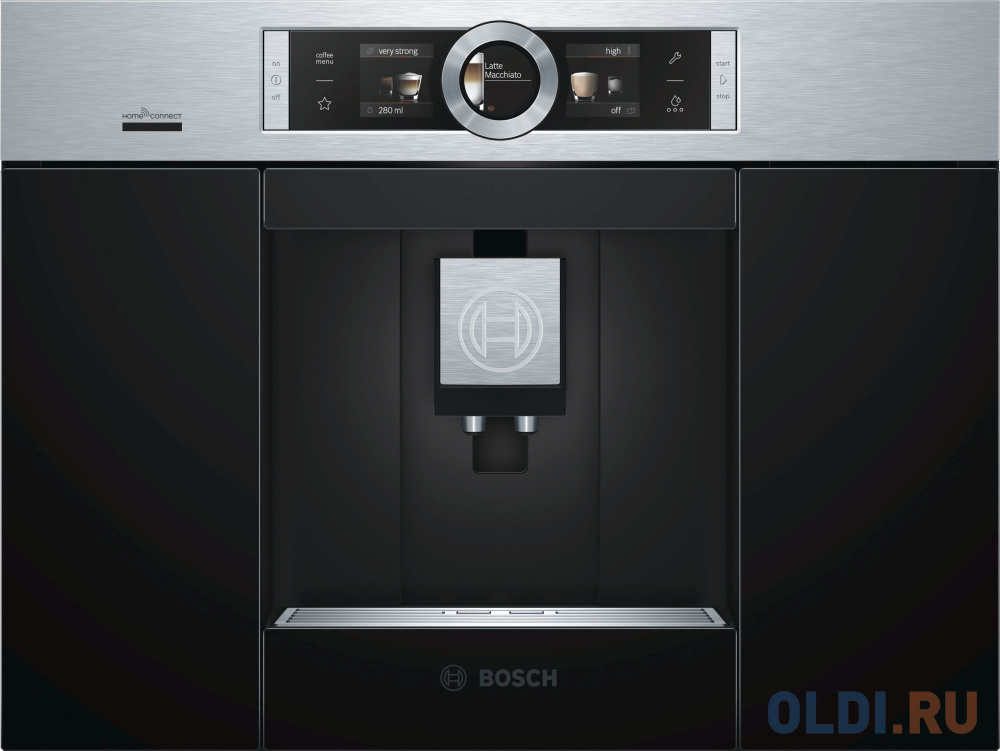 Кофемашина Bosch Serie 8 CTL636ES6 1600Вт нержавеющая сталь/черный, размер 59x46x38 см., цвет нержавеющая сталь/черный