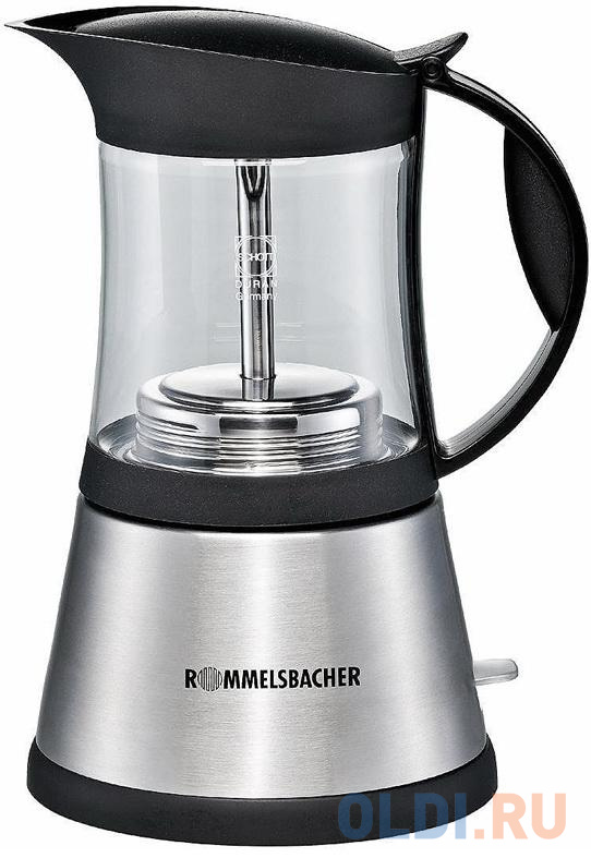 Кофеварка Rommelsbacher EKO 376/G 365 Вт черно-серебристый EKO 376/G кофеварка рожковая rommelsbacher eks 2010