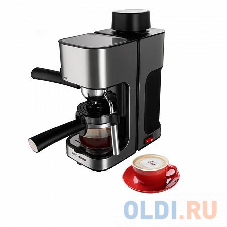 

Кофеварка эспрессо Redmond RCM-1524 нержавеющая сталь, Серебристый