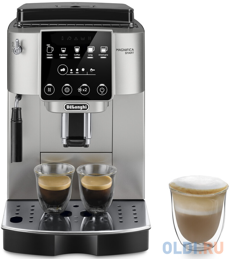 Кофемашина DeLonghi ECAM220.30.SB 1450 Вт черный серебристый кофемашина solac espresso 20 bar 850 вт серебристый