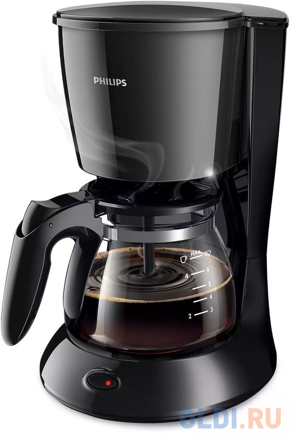 Кофеварка капельная Philips HD7432/20 черный кофеварка solis 1170 red 1700 вт красный