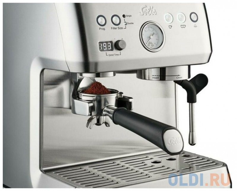 Кофеварка Solis GRIND INFUSE PERFETTA 1640 Вт серебристый фото