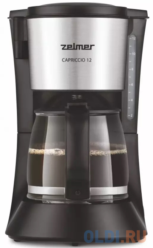 Кофеварка Zelmer CAPRICCIO ZCM1200 680 Вт черный кофеварка для кофе по турецки