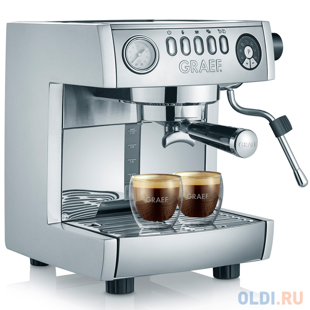 Кофемашина Graef Marchesa ES 850 1470 Вт серебристый кофемашина solac espresso 20 bar 850 вт серебристый
