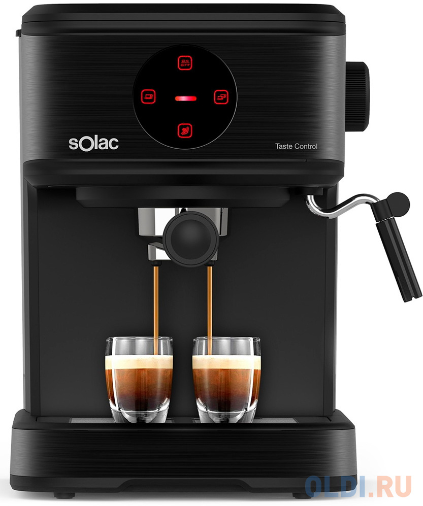 Кофемашина Solac Taste Control CE4498 850 Вт черный кофемашина solac espresso 20 bar 850 вт серебристый