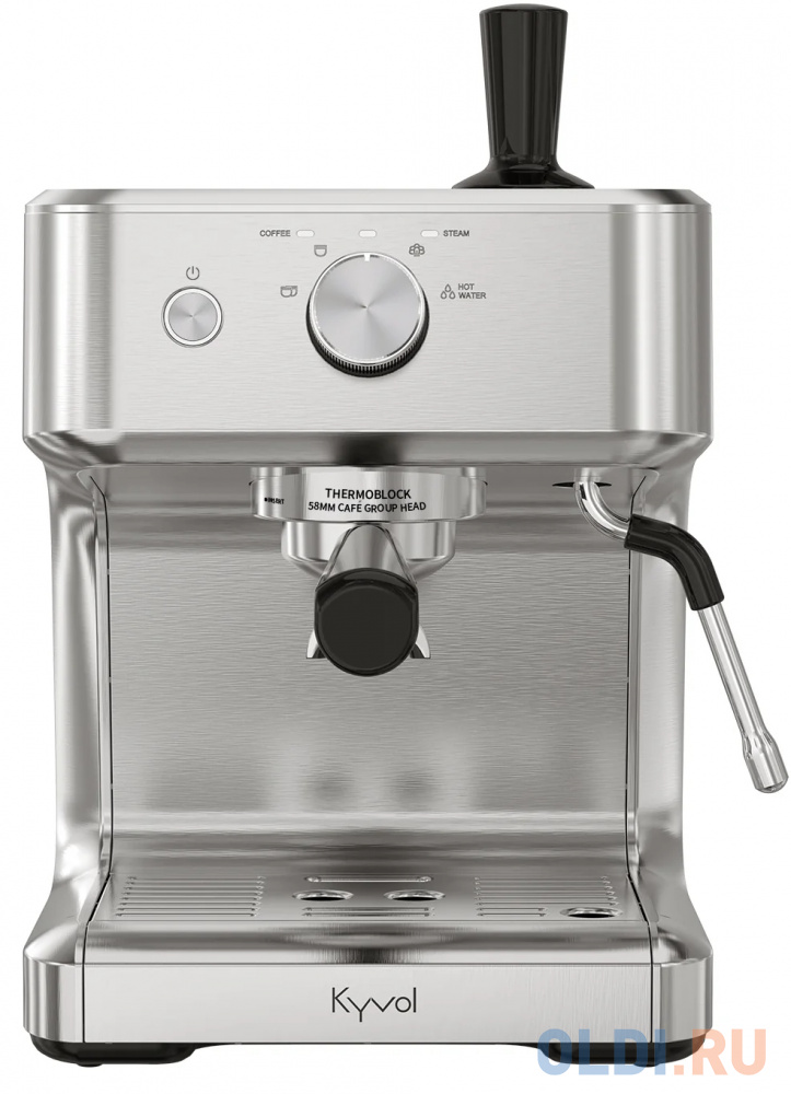 Кофемашина Kyvol Espresso Coffee Machine 03 ECM03 1300 Вт серебристый programmable timer built in coffee grinder drip coffee maker multi function automatic coffee machine