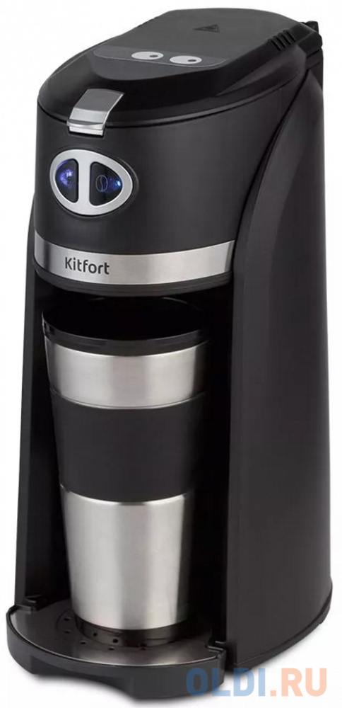 

Кофеварка капельная Kitfort КТ-796 800Вт черный/нержавеющая сталь