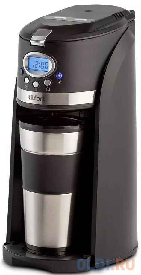 

Кофеварка капельная Kitfort КТ-797 800Вт черный/нержавеющая сталь