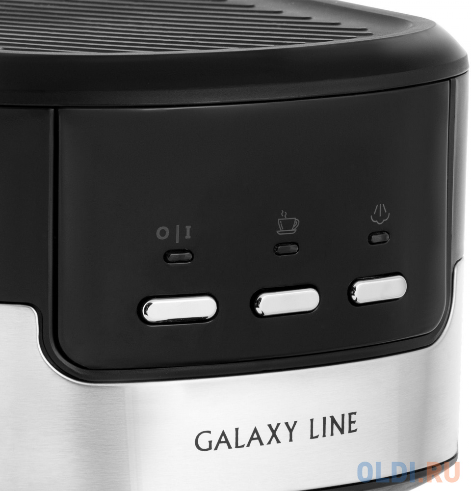 Кофеварка рожковая Galaxy Line GL 0757 1350Вт серебристый Вид№7