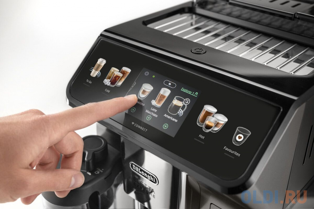 Кофемашина Delonghi ECAM450.86.T 1450Вт черный/серебристый Вид№6