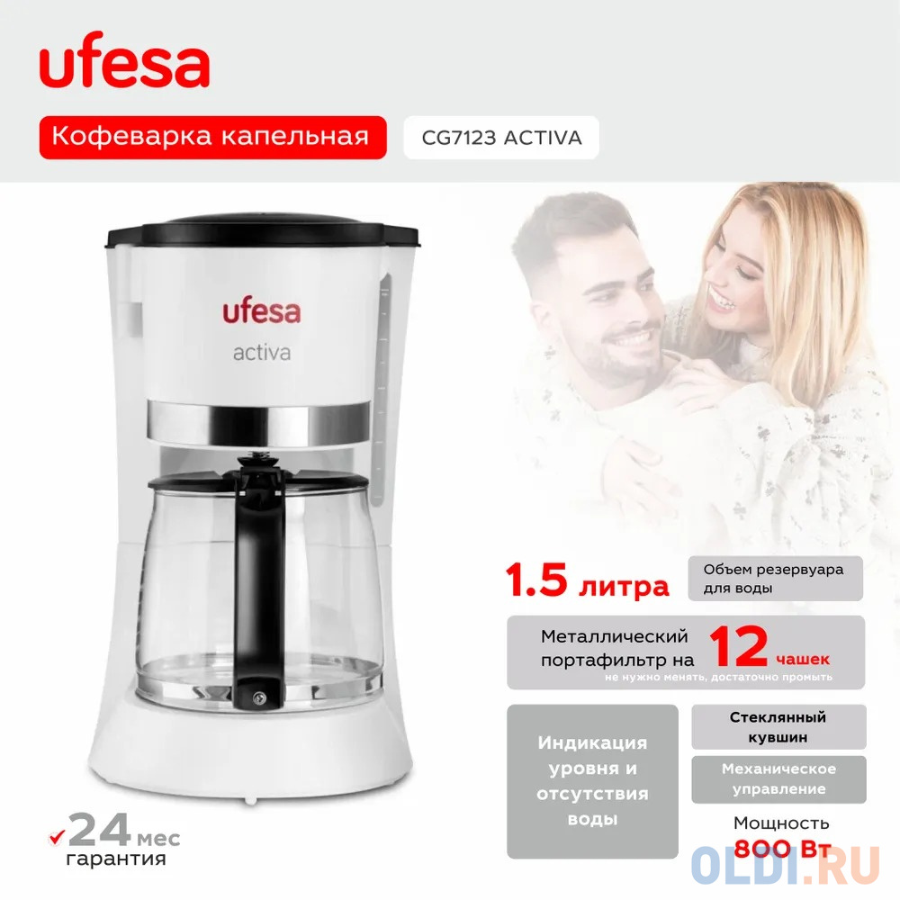 

Кофеварка CG7123 ACTIVA UFESA