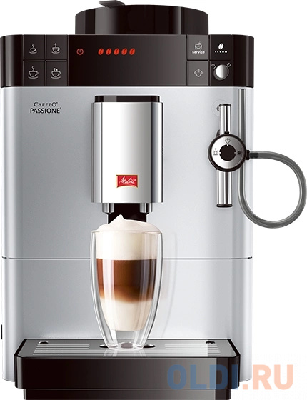 

Кофемашина Melitta Caffeo F 530-101 Passione 1450Вт серебристый