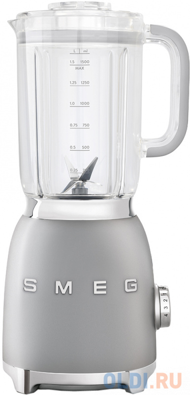 

Блендер стационарный Smeg BLF01SVEU 800Вт серебристый