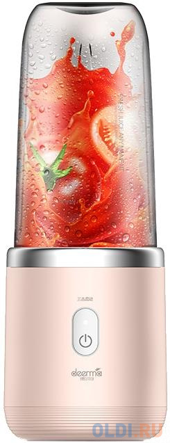 Блендер портативный Deerma Juice blender NU05 140Вт розовый - фото 1