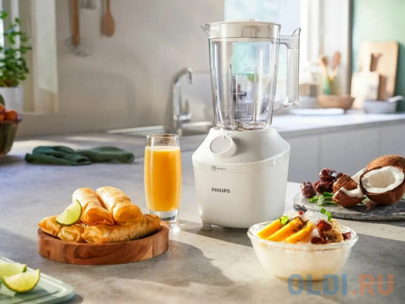 Блендер стационарный Philips HR2041/00 450Вт белый фото