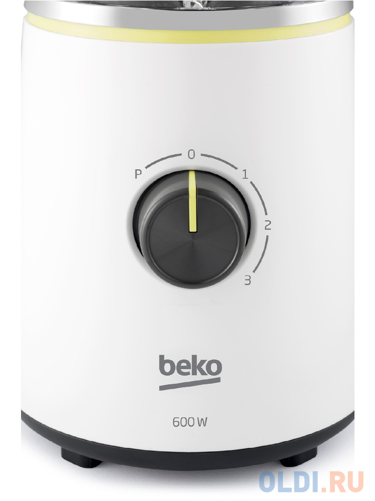 Блендер стационарный Beko TBN7602W 600Вт белый, размер 39,7х20,8х16,1 см. - фото 2