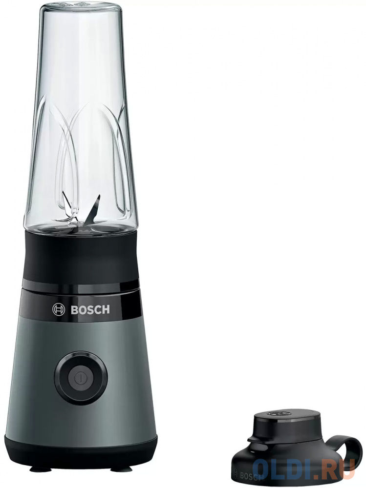 Блендер стационарный Bosch MMB2111S 450Вт чёрный серый, размер 12.2 х 36,7 х 12,6 см, цвет черный/серый - фото 1