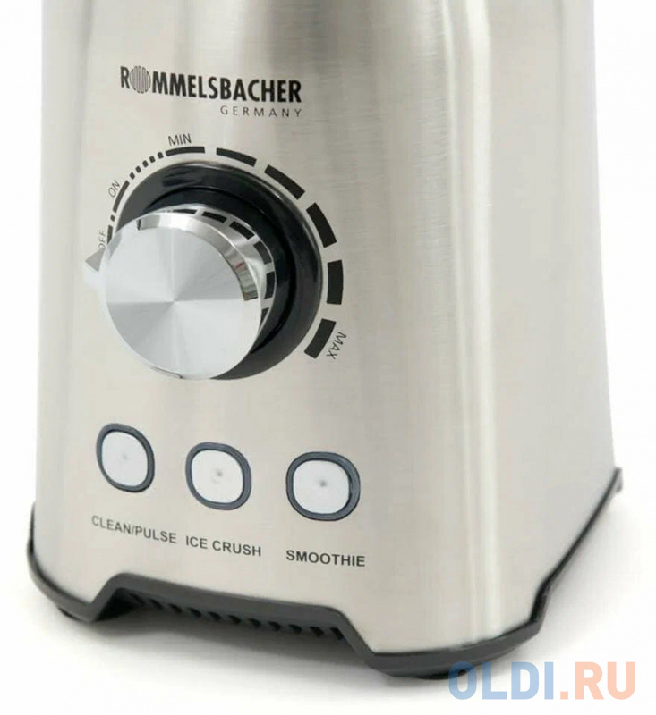 Блендер стационарный Rommelsbacher Rommelsbacher MX 1250 1200Вт серебристый Блендер стационарный Rommelsbacher Rommelsbacher MX 1250 1200Вт серебристый фото