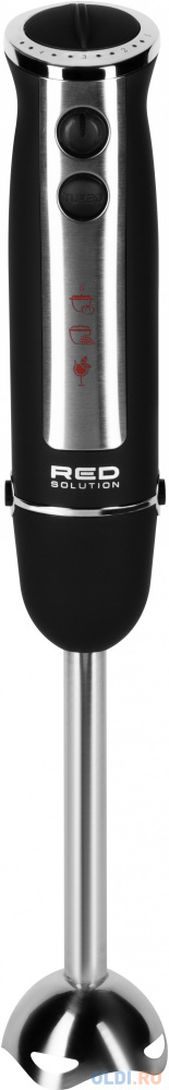 Блендер погружной Red Solution RHB-2908 1200Вт чёрный серебристый, размер 63 ? 375 ? 63 мм, цвет черный/серебристый - фото 2