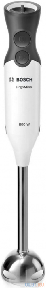 Блендер погружной Bosch MS6CA4150 800Вт белый чёрный, размер 39.3 x 5.5 x 6.2 см, цвет белый/черный - фото 3