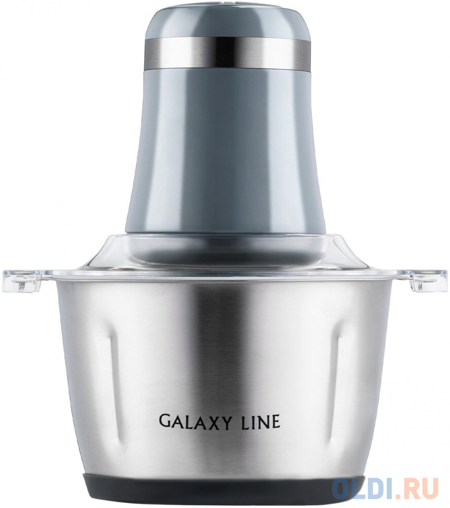 Измельчитель электрический Galaxy Line GL 2367 1.8л. 600Вт серебристый измельчитель электрический kitfort кт 1392 350вт