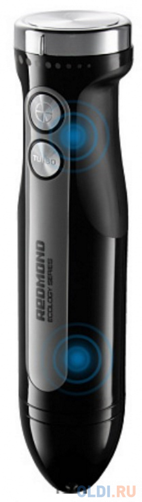 Блендер погружной Redmond RHB-2998 1200Вт чёрный, размер 64х398х64 мм, цвет черный - фото 3