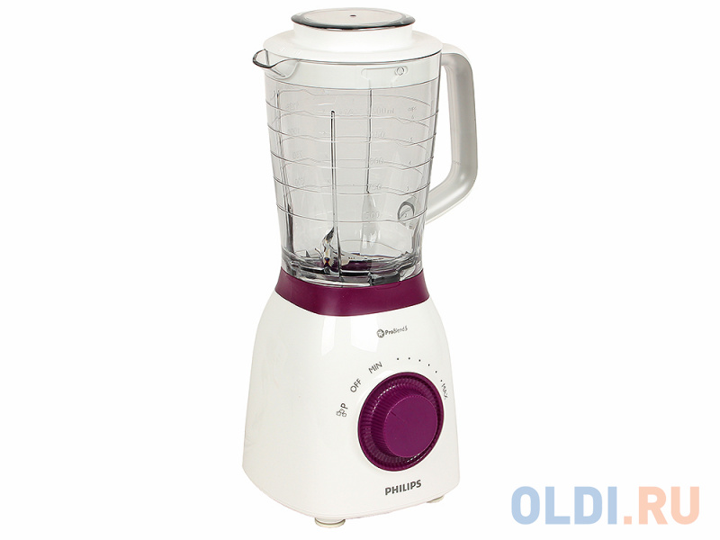 

Блендер стационарный Philips HR2163/00, Белый/фиолетовый