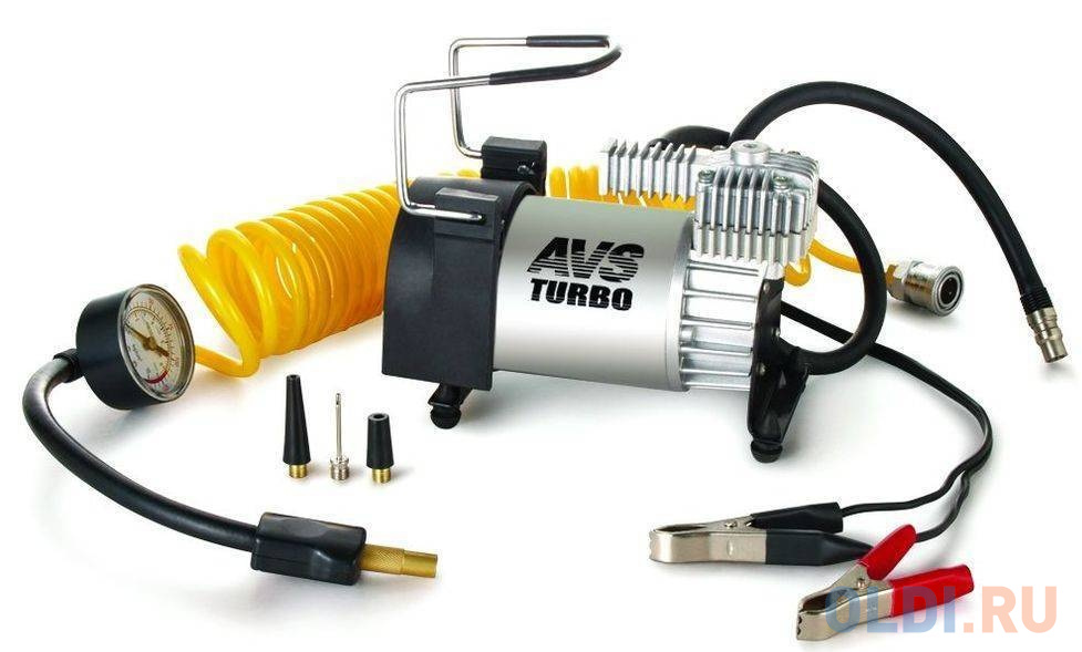 

Компрессор автомобильный Turbo AVS KS 600 250Вт 12В 23А 60л/мин 10Атм