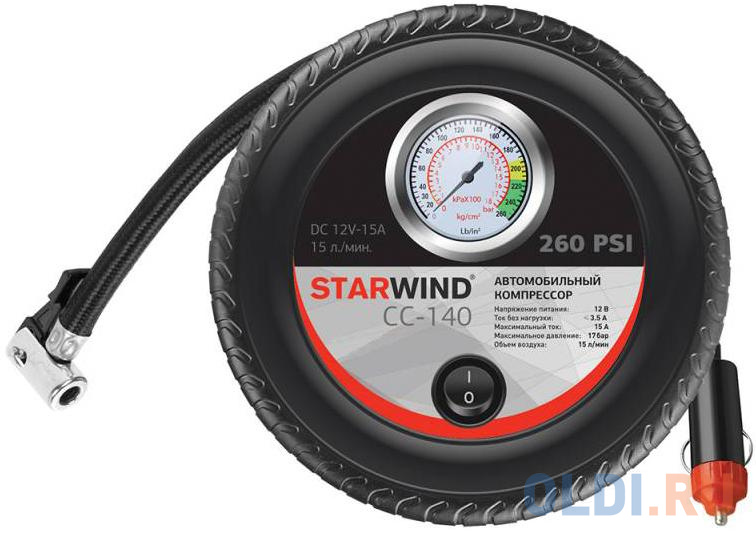 Автомобильный компрессор Starwind CC-140 - фото 1