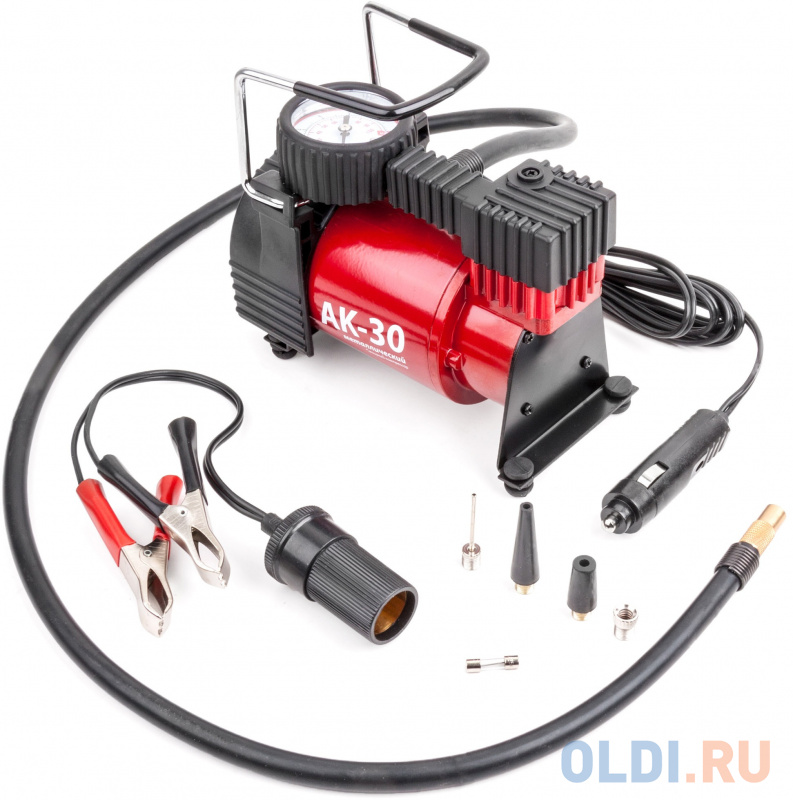 

Компрессор автомобильный AUTOPROFI AK-30, металлический, 12V, 120W, производ-сть 30 л./мин., сумка, 1/6