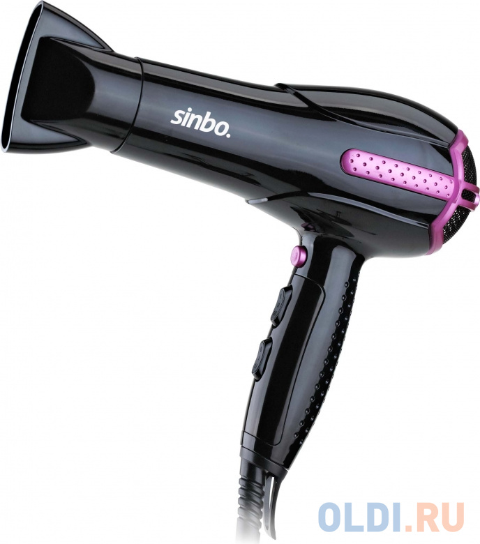 

Фен Sinbo SHD 7066 2200Вт черный/розовый