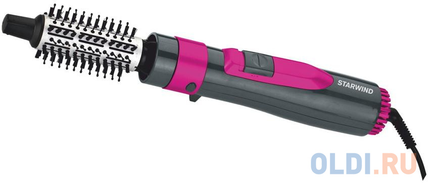 Фен-щетка StarWind SHP8501 1000Вт серый розовый комплект для уборки idiland щетка сметка с совком с кромкой grenada зеленый флек