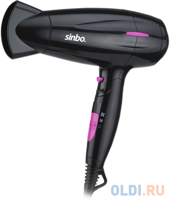 

Фен Sinbo SHD 7067 2000Вт черный/розовый