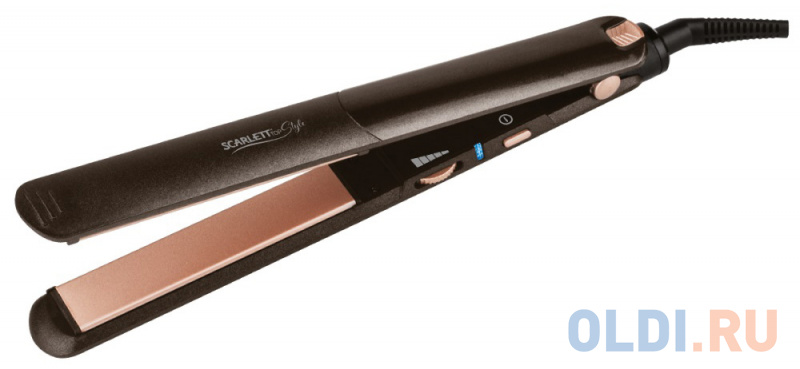 

Выпрямитель для волос Scarlett SC-HS60T68 42Вт бронзовый