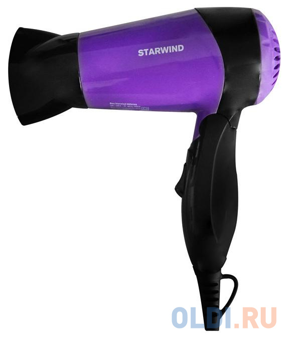 Фен StarWind SHP6102 1600Вт фиолетовый чёрный фото