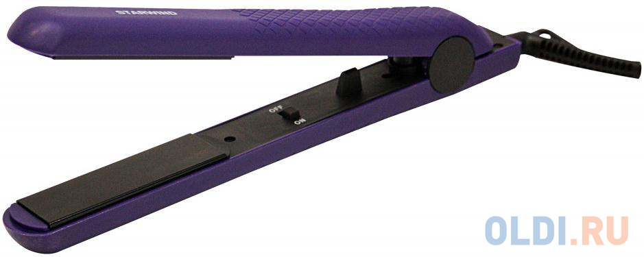 Выпрямитель для волос StarWind SHE5501 25Вт фиолетовый - фото 1