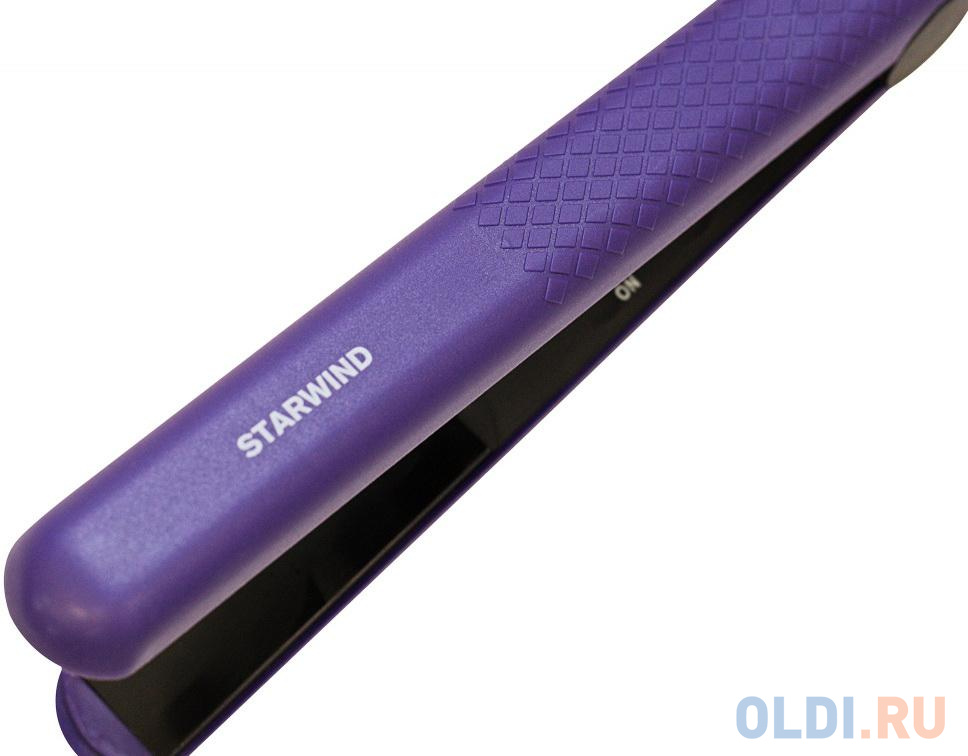 Выпрямитель для волос StarWind SHE5501 25Вт фиолетовый - фото 3