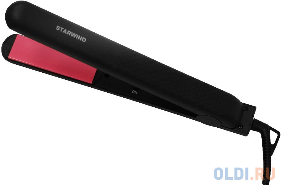 Выпрямитель Starwind SHE5500 25Вт черный/розовый (макс.темп.:200С) - фото 4