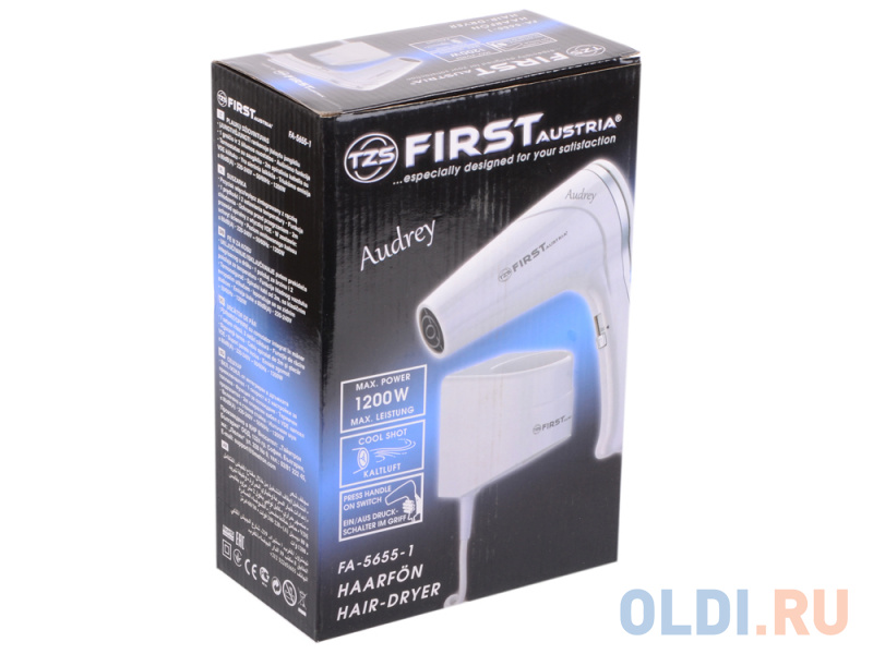 

Фен First FA-5655-1 White