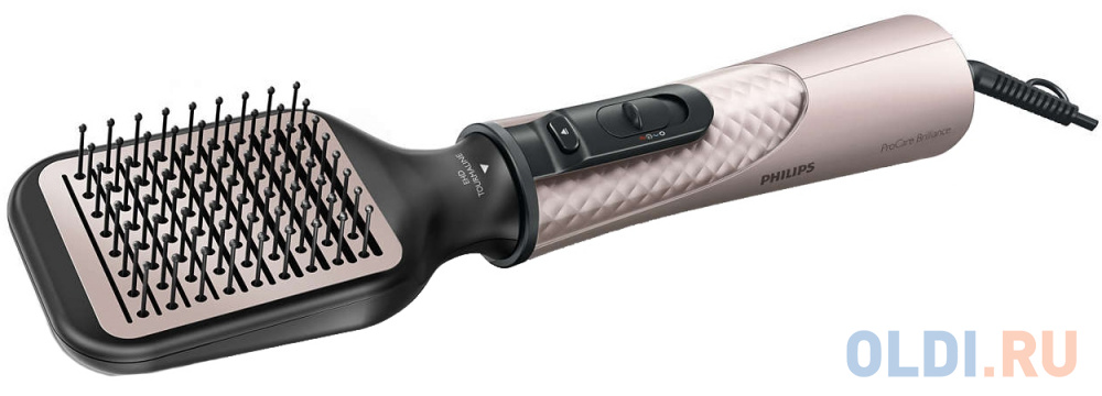 

Фен-щетка Philips HP8657/00 1000Вт серебристый чёрный