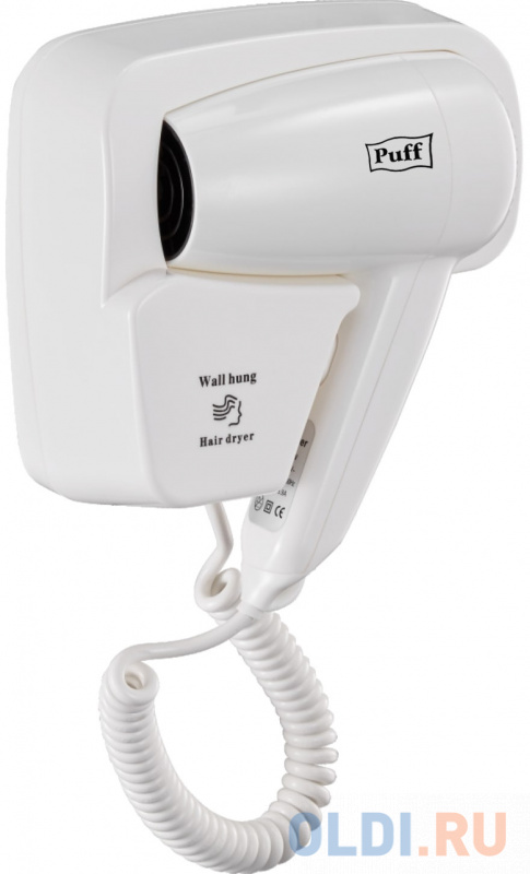 

Фен для волос Puff-1200 1405.001 1.2кВт белый