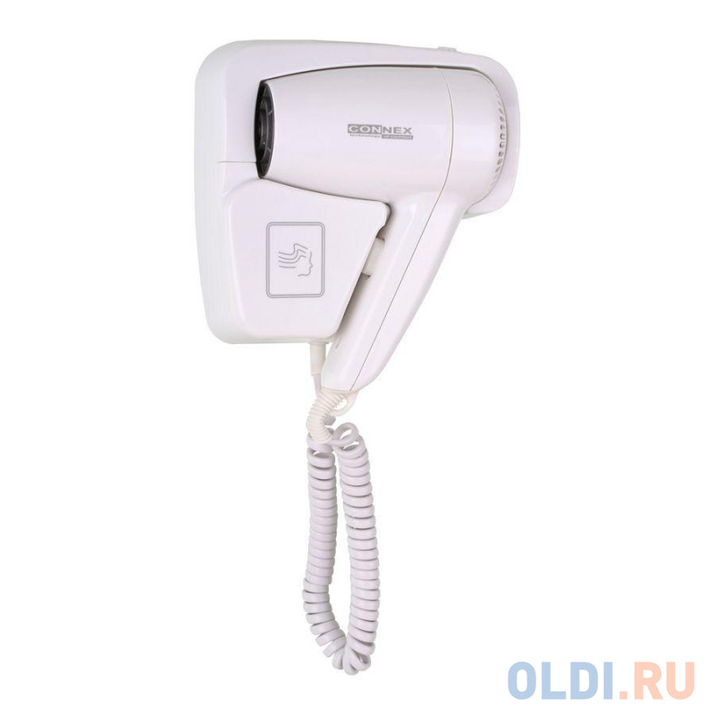 

Фен настенный CONNEX HAD-120-18B1 1200Вт пластик