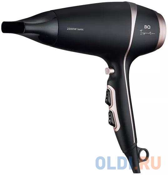 

Фен BQ HD2216B 2200Вт чёрный розовый