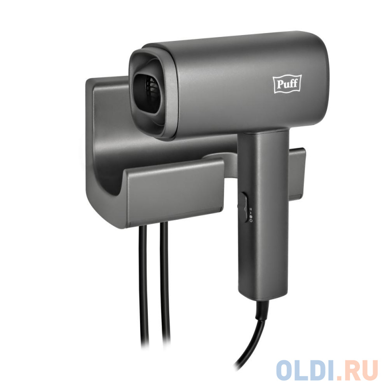 

Фен настенный Puff 1601 1600Вт серый