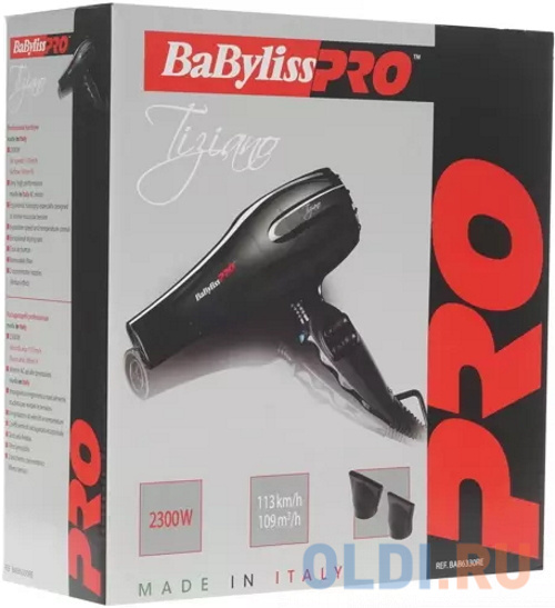 Фен Babyliss Pro TIZIANO 2300Вт черный BAB6330RE - фото 5
