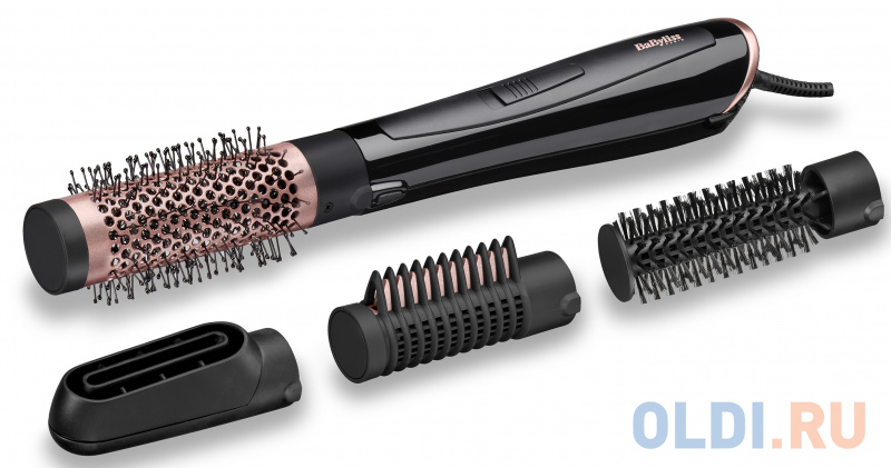

Фен-щетка BaByliss AS126E 1000Вт чёрный розовый