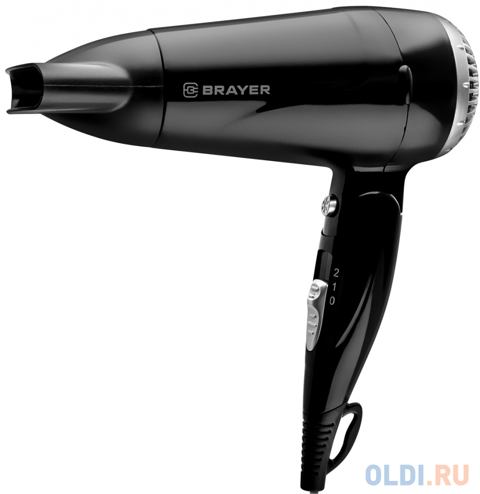 Фен Brayer BR3024 1600Вт чёрный Вид№2