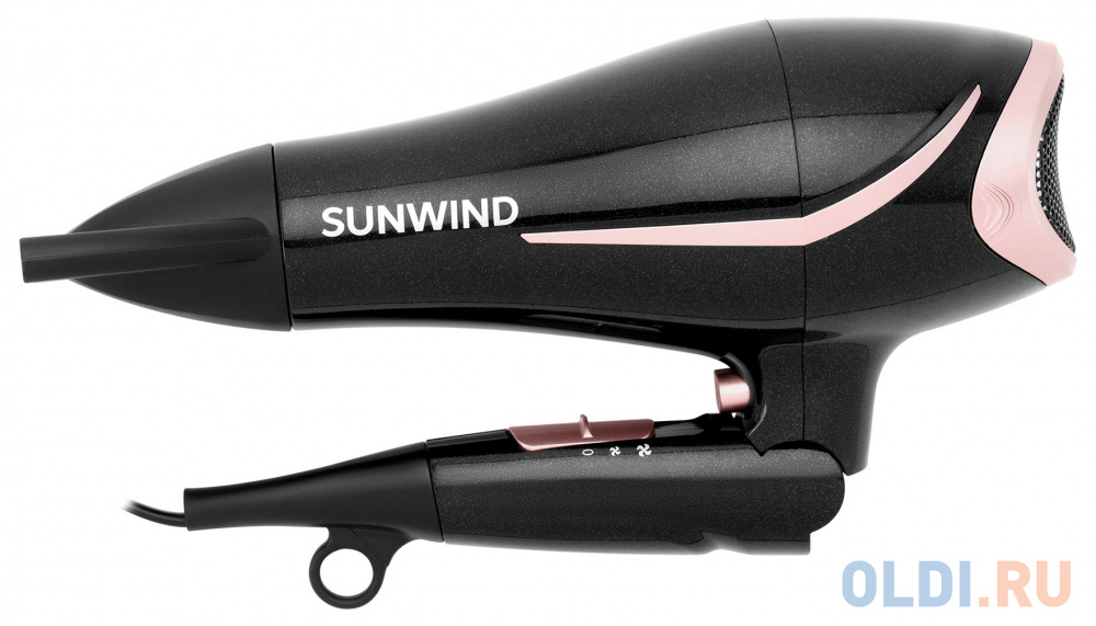 Фен SunWind SUHD 550 2200Вт черный/розовое золото Вид№4